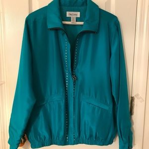 Vintage Teal Designer Jacket